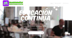 Desktop Screenshot of educacioncontinuapr.net