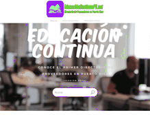 Tablet Screenshot of educacioncontinuapr.net